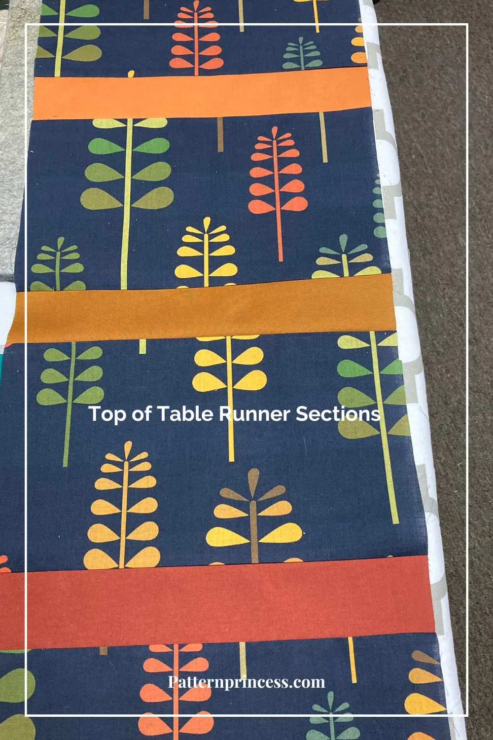 Top of Table Runner Sections