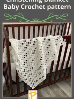 Christening Blanket Baby Crochet pattern