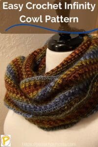 Easy Crochet Infinity Cowl Pattern - Pattern Princess