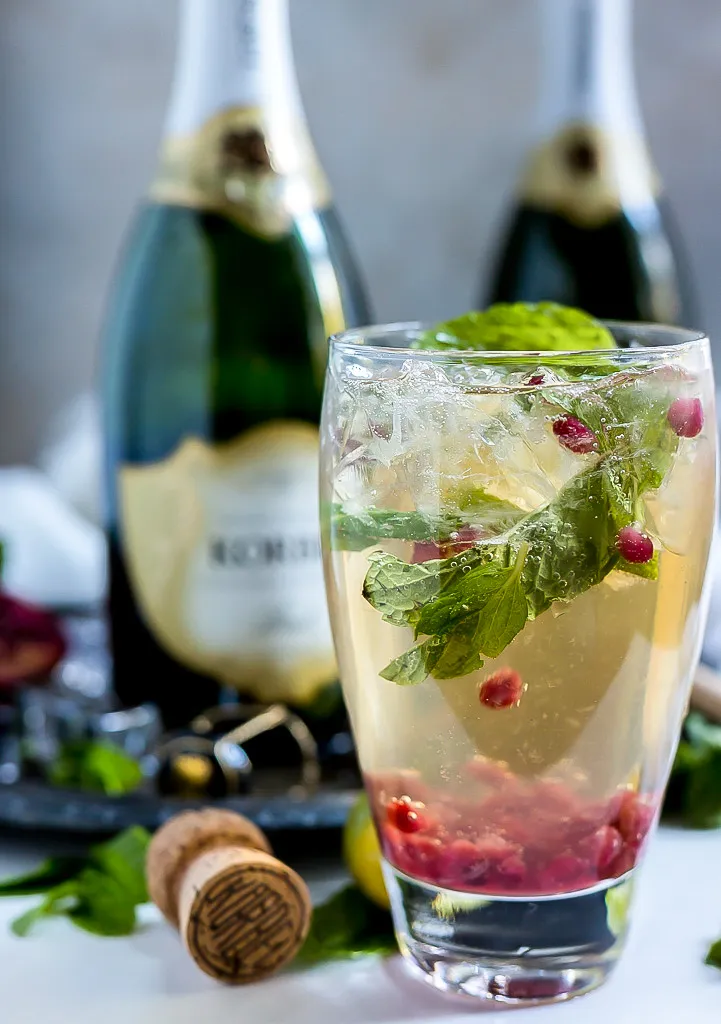 Mojito Champagne Drink