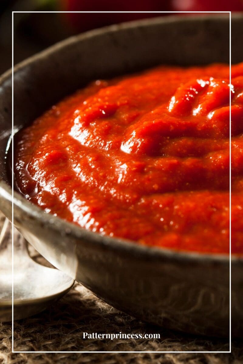Homemade Chili Sauce with Ketchup - Pattern Princess