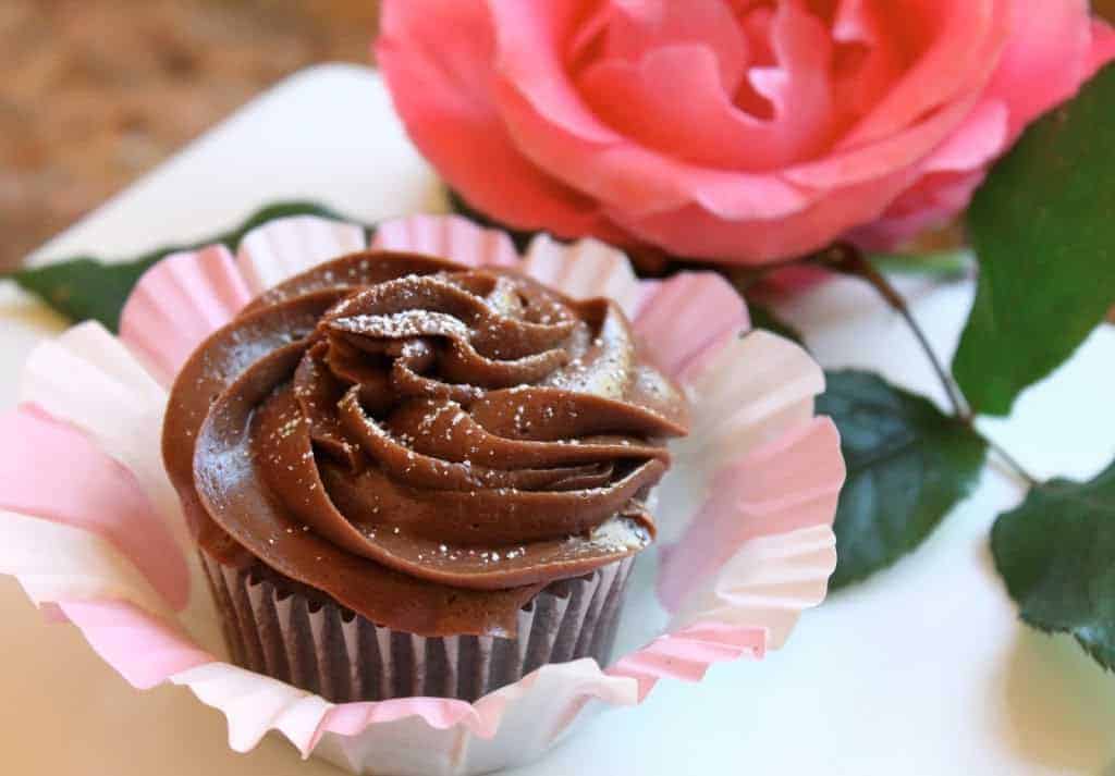 Buttermilk Chocolate Cupcakes with Mocha Buttercream Icing