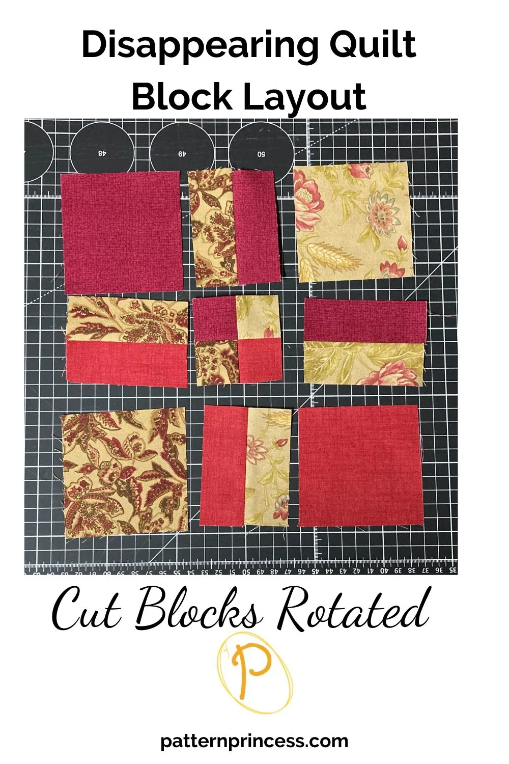 Disappearing Quilt Block Layout