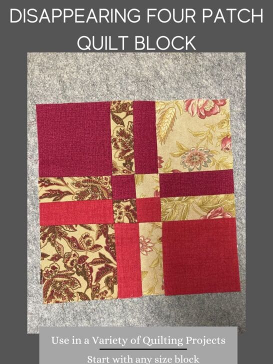 How to Make a Two-by-Two Quilt Block - Pattern Princess