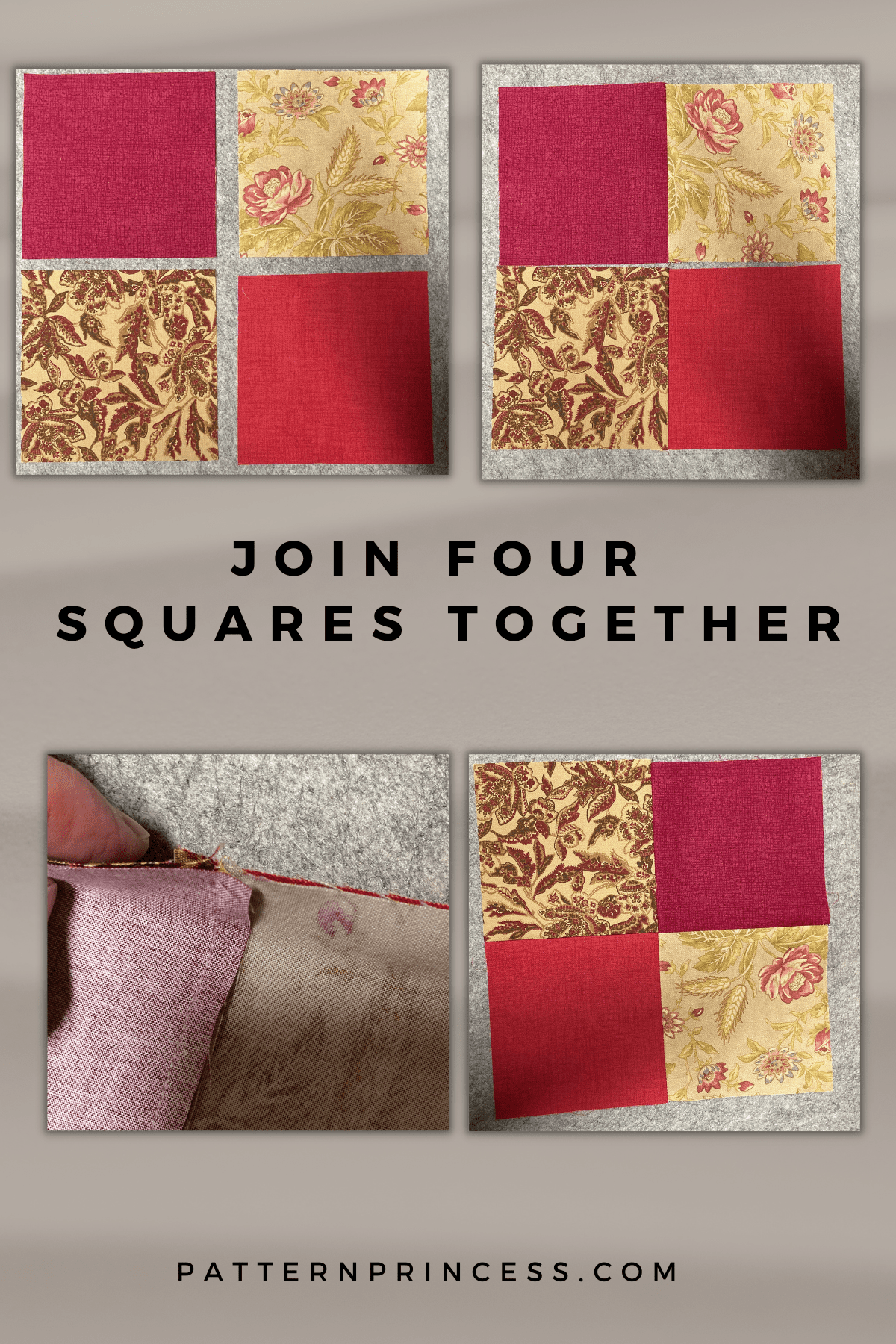 Join Four Squares Together