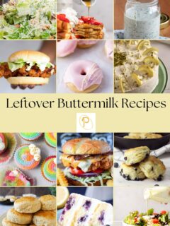 Leftover Buttermilk Recipes Collage