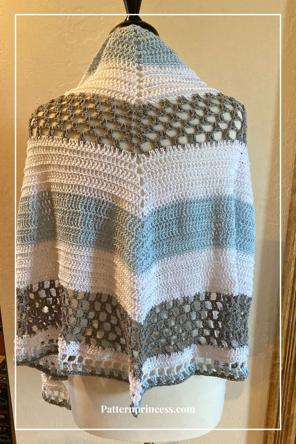 Triangle Shawl Worked from the Top Down