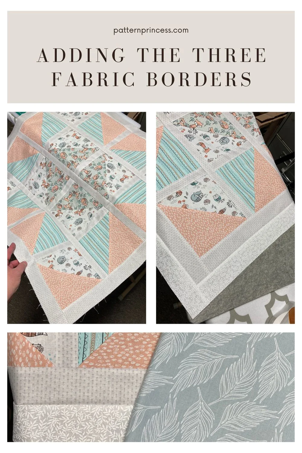 Adding the Three Fabric Borders