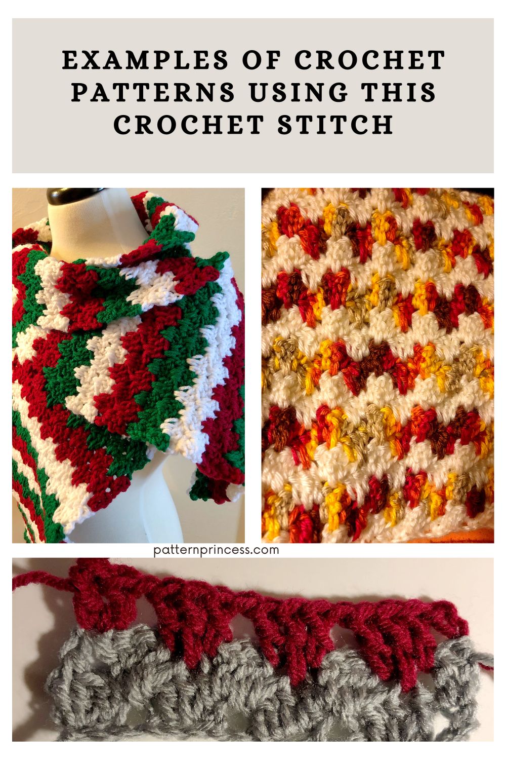 Examples of Crochet Patterns using this Crochet Stitch