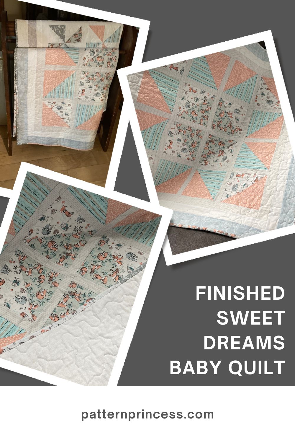 Finished Sweet Dreams Baby Quilt