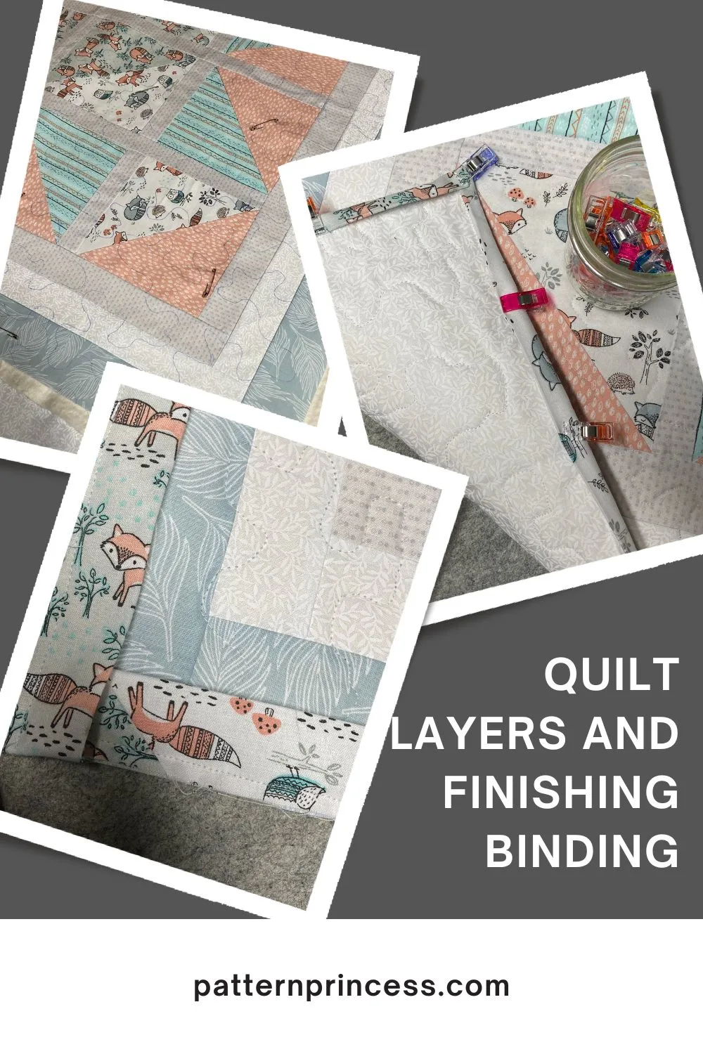 Quilt Layers and Finishing binding