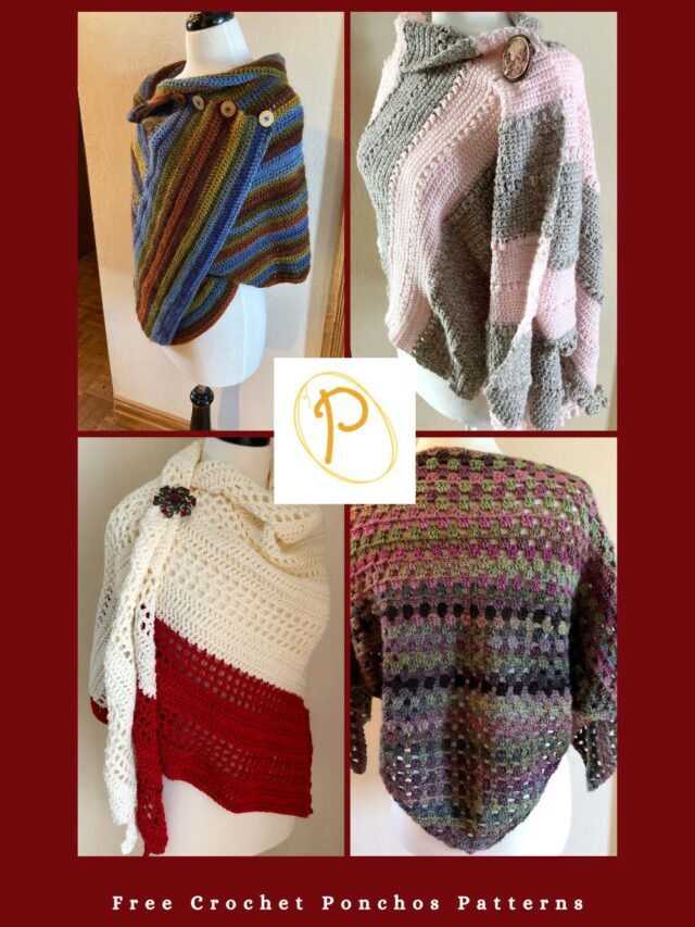 Easy Free Crochet Poncho Patterns