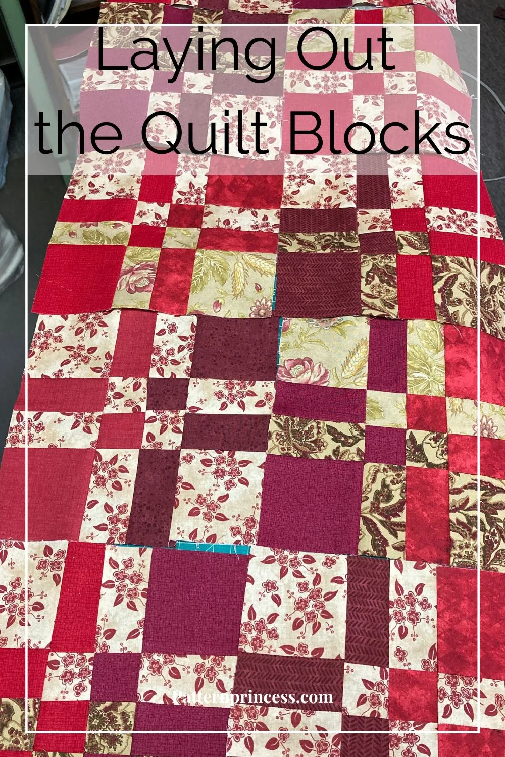 Laying Out the Quilt Blocks