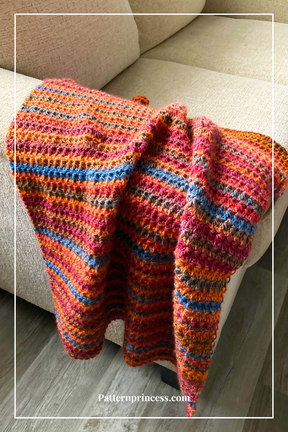 Modern Crochet Throw