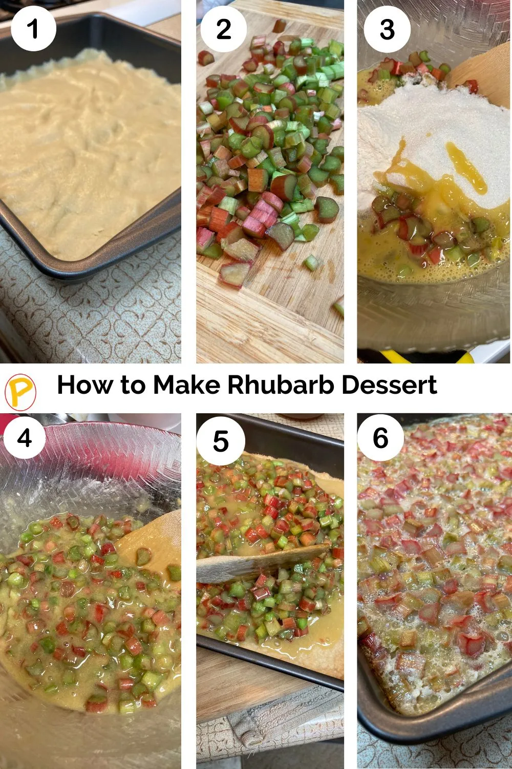 How to Make Easy Rhubarb Dream Bars