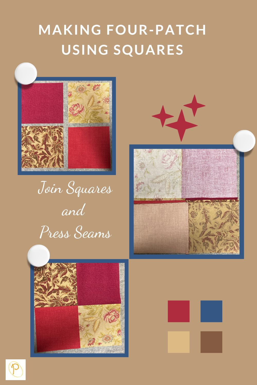 Making Four-Patch using squares
