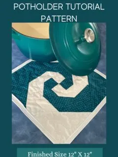 How to Sew Quilted Potholder Tutorial Pattern