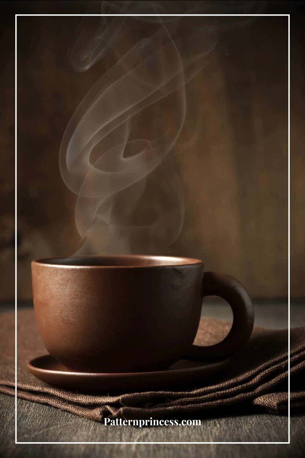 Steaming Cup of Hot Coffee