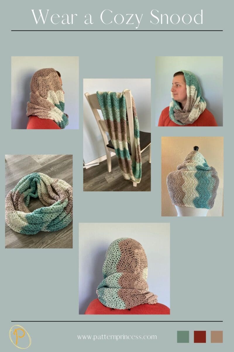 Easy Crochet Snood Infinity Scarf Pattern Pattern Princess
