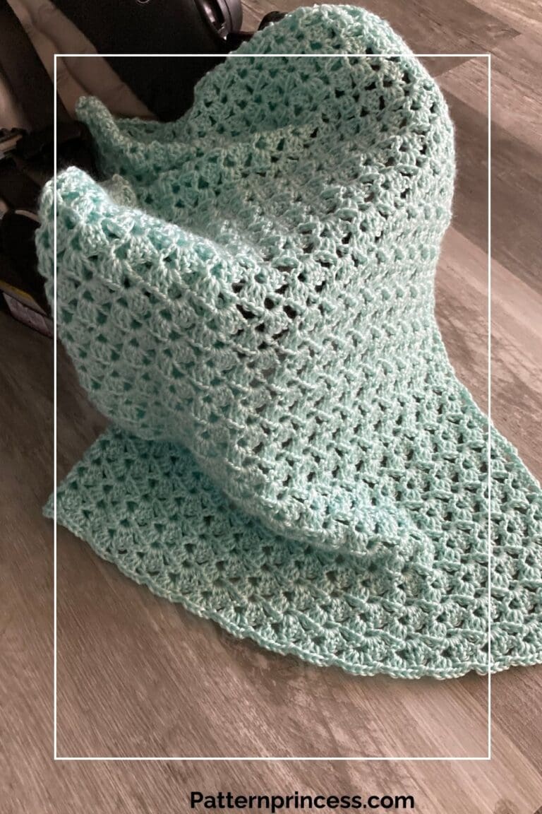 Easy Drunken Granny Crochet Baby Blanket Free Pattern Pattern Princess