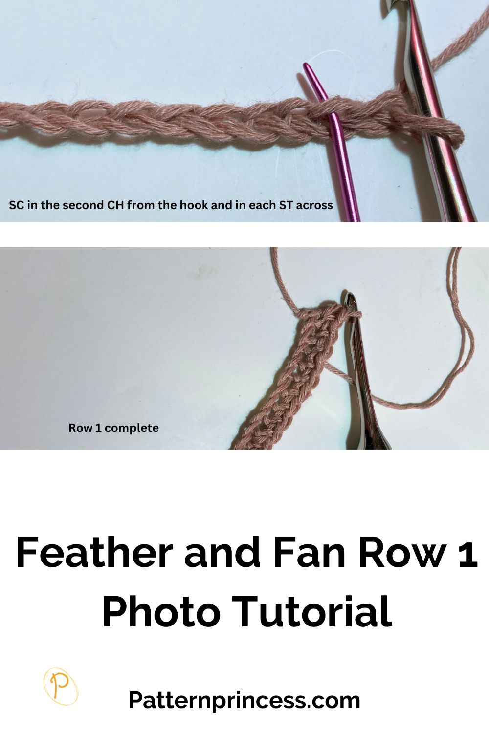 Feather and Fan Row 1 Photo Tutorial