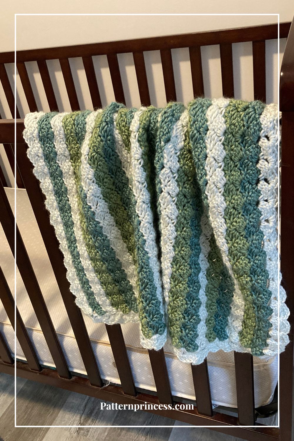 Easy Straight Box Stitch Baby Blanket