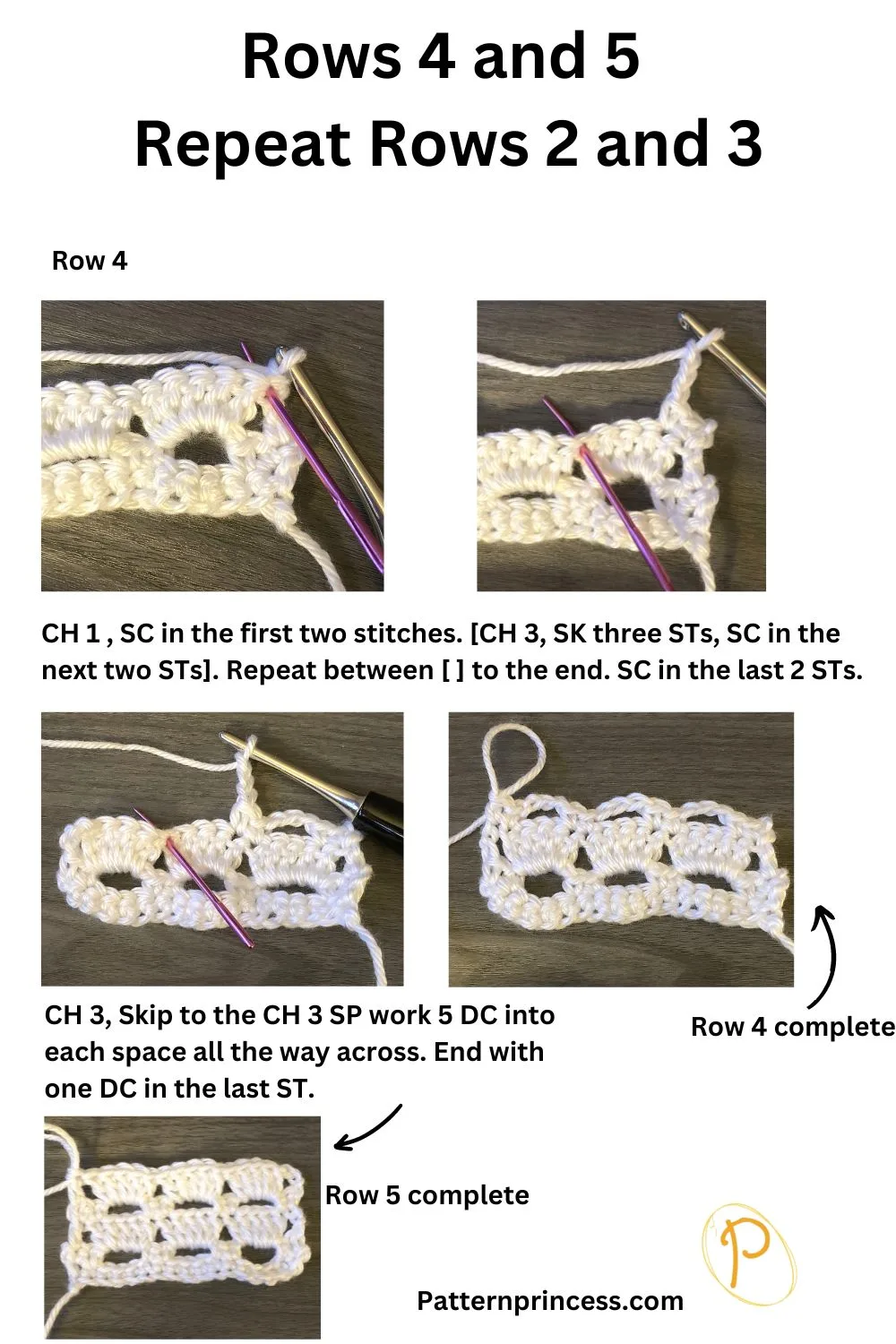 How to Crochet the Boxed Block Stitch - Pattern Princess