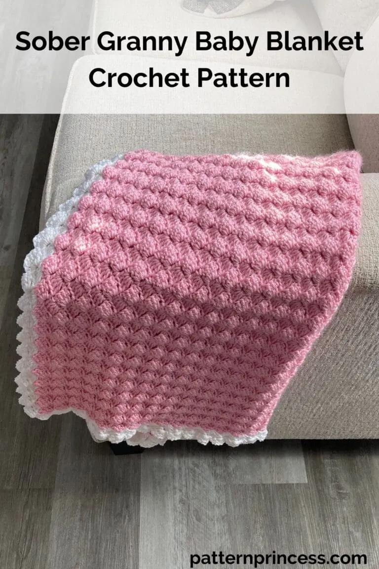 Sober Granny Baby Blanket Crochet Pattern