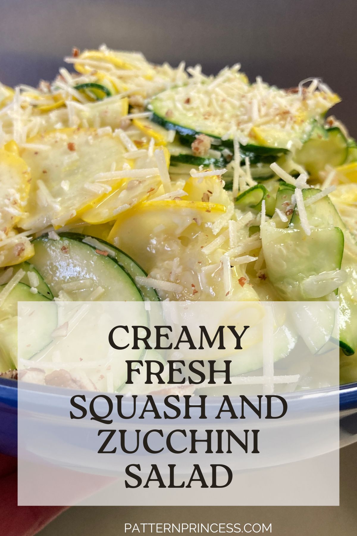 Creamy Fresh Squash and Zucchini Salad