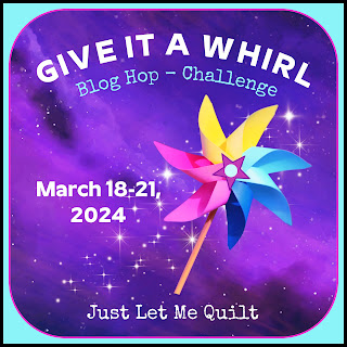 Mar - Give It A Whirl quilt challenge