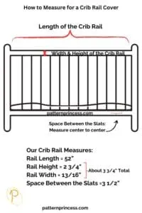 How to Measure for a Crib Rail Cover