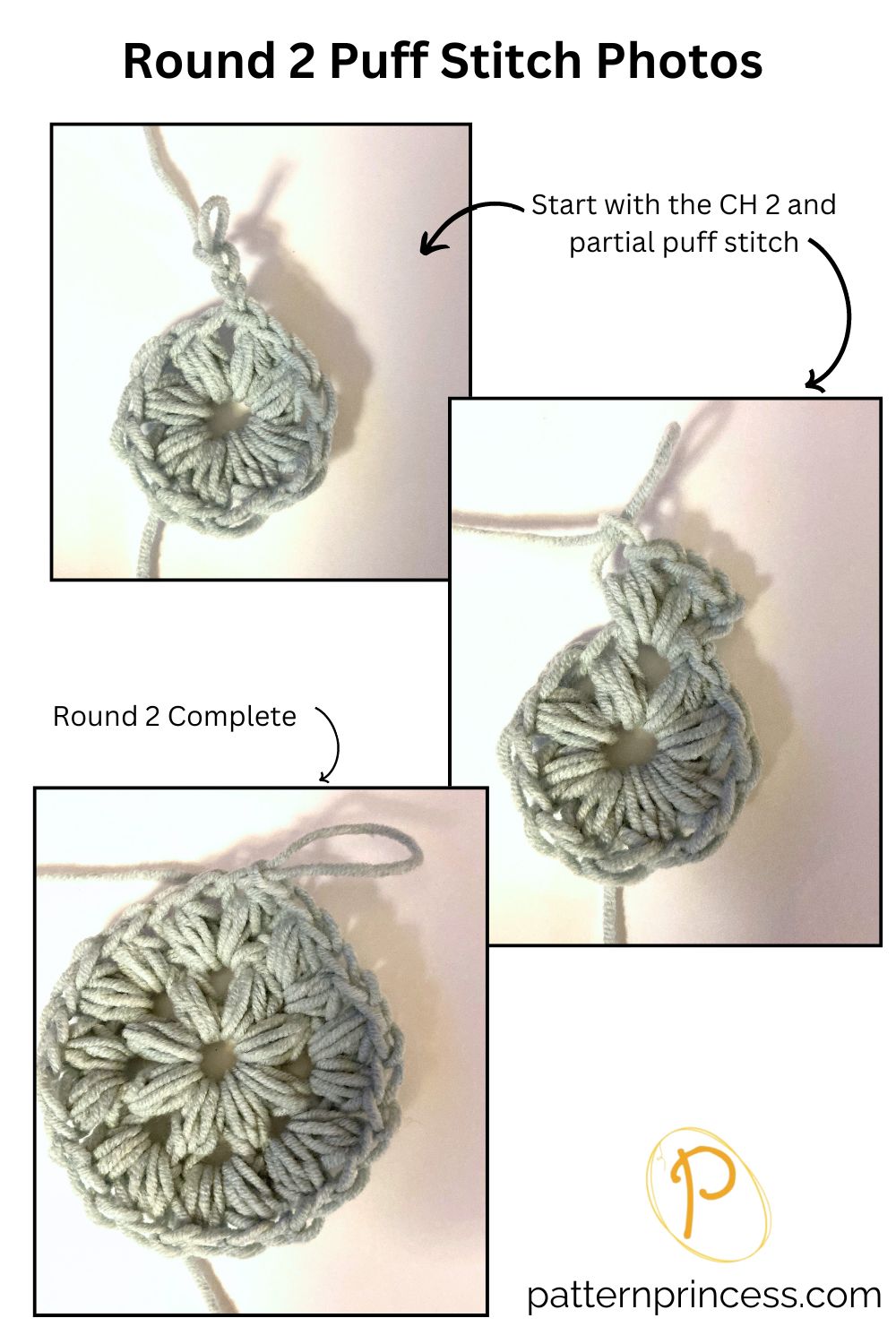 Round 2 Puff Stitch Photo Tutorial