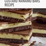 Chocolaty, Coconut, Custard Nanaimo Bars Recipe