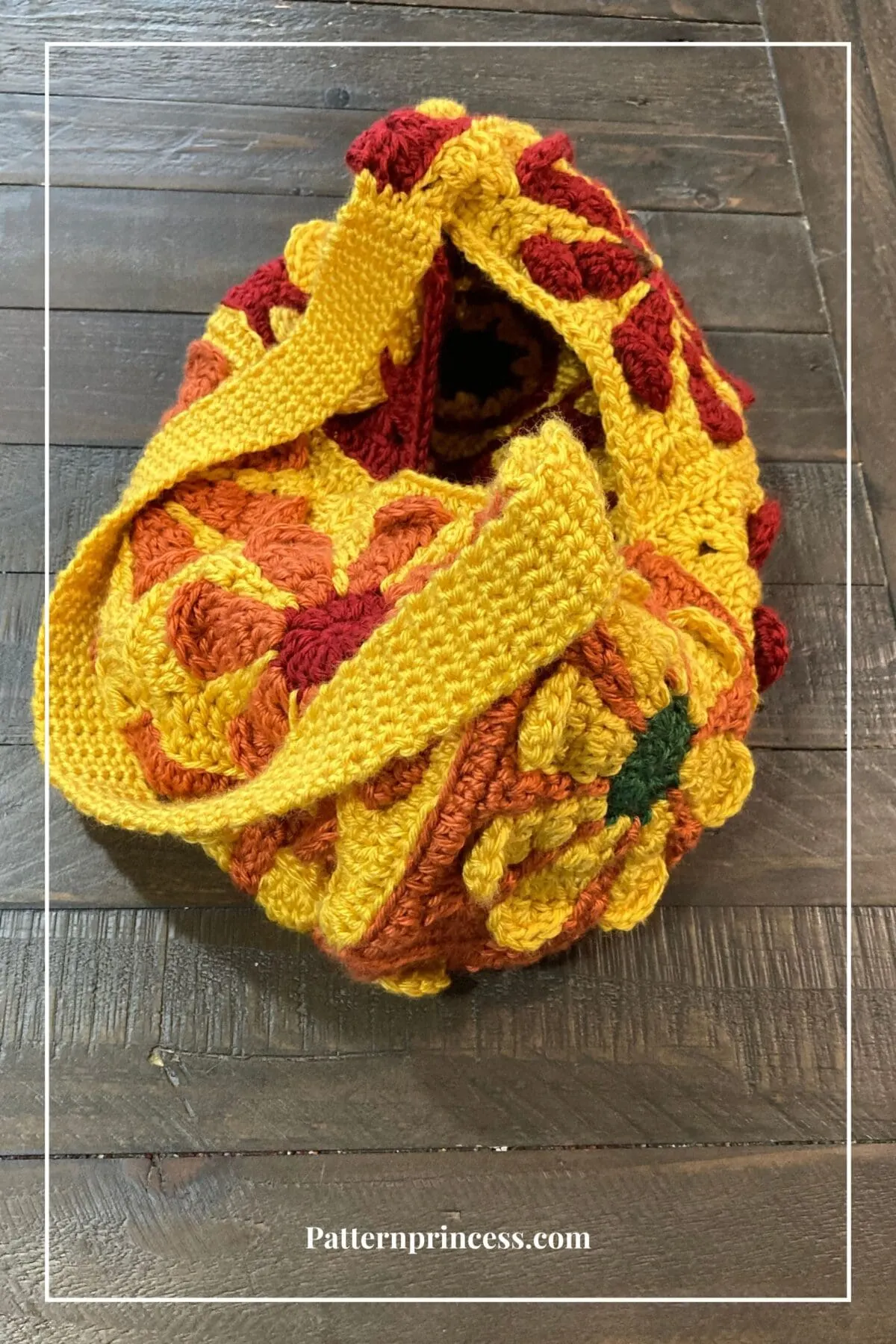Crochet Tote Bag on Table