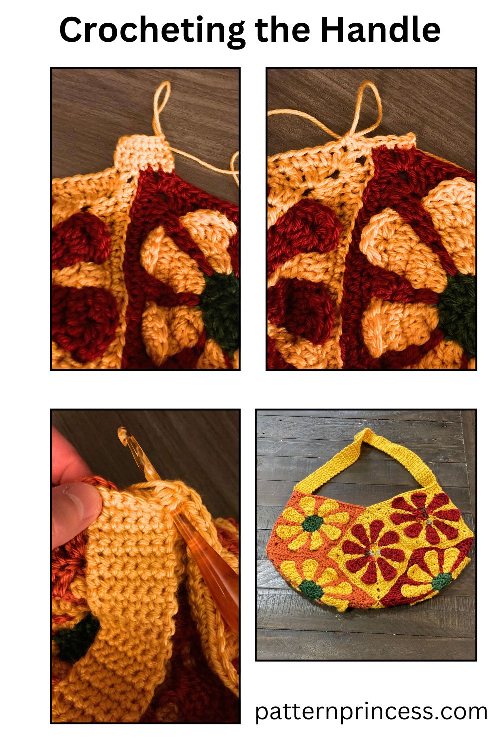 Crocheting the Handle