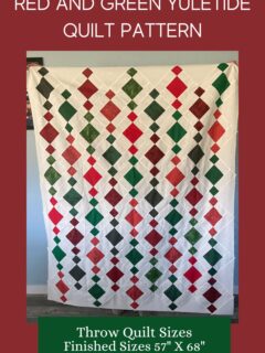 Red and Green Yuletide Quilt Pattern