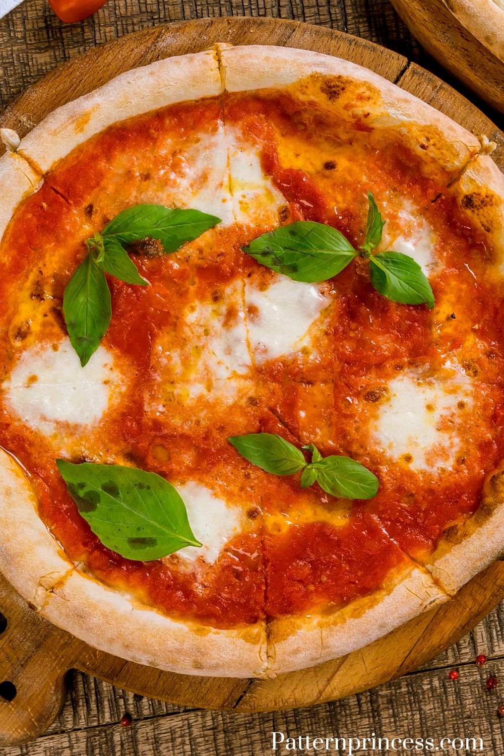 Family Night Pizza on Wooden Trivet