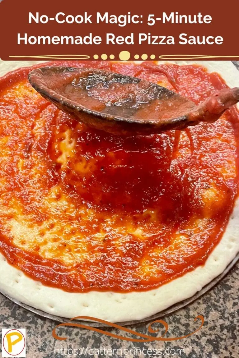 No-Cook Magic 5-Minute Homemade Red Pizza Sauce