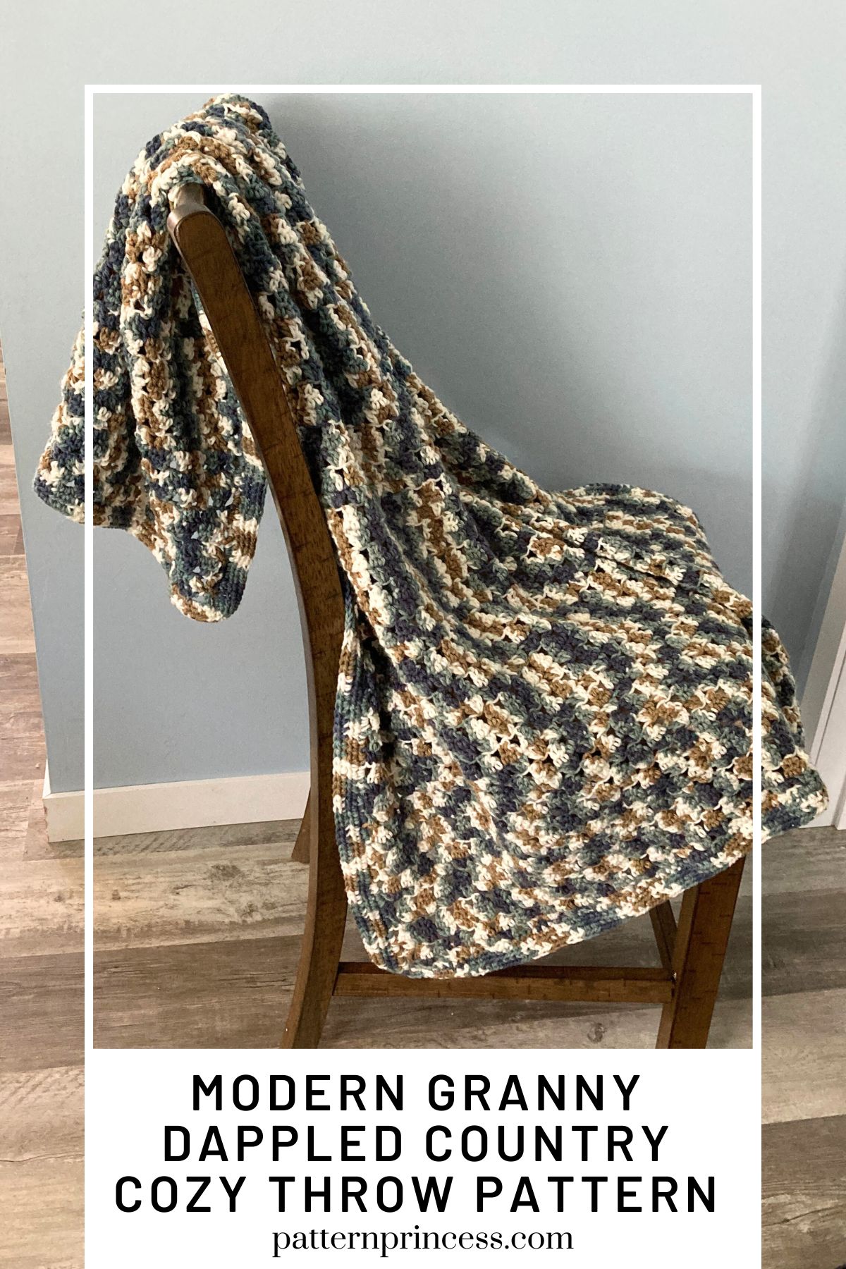 Modern Granny Dappled Country Cozy Throw Pattern