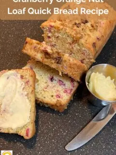 Cranberry Orange Nut Loaf Quick Bread Recipe