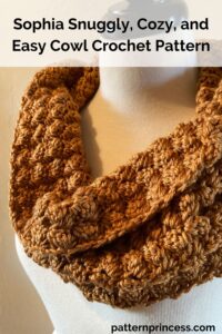 Sophia Snuggly, Cozy, and Easy Cowl Crochet Pattern